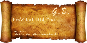 Grébel Diána névjegykártya