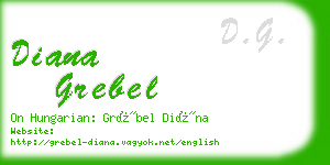 diana grebel business card
